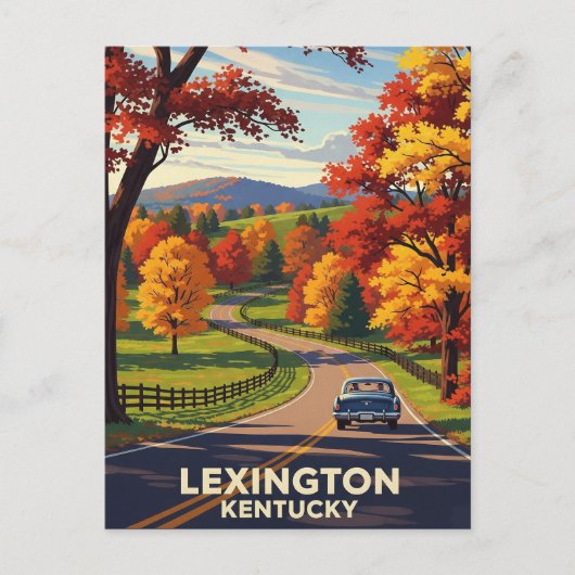 Fall in Lexington Kentucky Postcard Postkarte (Vorderseite)