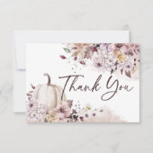 Fall in Liebe Babydusche boho Kürbis danke (Vorderseite)