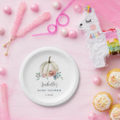 Fall in Liebe Blumenpumpendusche Pappteller (Party)