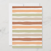 Fall in Liebe Boho Kleidung Baby Dusche Einladung (Rückseite)