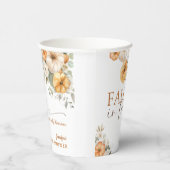 Fall in Liebe Boho Pumpkin Baby Duschpapier Pappbecher (Rechts)