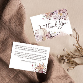 Fall in Liebe Brautparty boho Kürbis danke