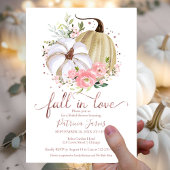 Fall in Liebe Brautparty Pumpkin Floral Einladung