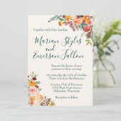 Fall in Liebe Einladung (Stehend Vorderseite)