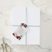 Fall in Liebe Fall Floral Pumpkin Vielen Dank Geschenkanhänger (Mit Garn)