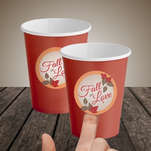 Fall in Liebe Hochzeit oder Brautparty Aufkleber