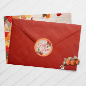 Fall in Liebe Hochzeit oder Brautparty Aufkleber