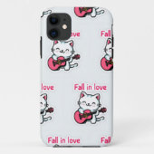 "Fall in Liebe Kitty Sticker" Case-Mate iPhone Hülle (Rückseite)