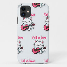"Fall in Liebe Kitty Sticker"