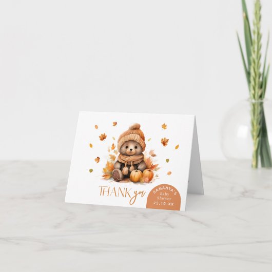 Fall in Liebe Kleiner Teddybär geklaut Danke (Vorderseite)