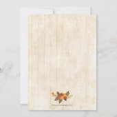 Fall in Liebe mit Baby-Duschen-Einladung Einladung (Rückseite)