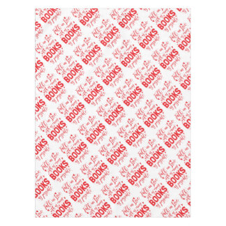 Fall in Liebe mit Büchern, wie möglich Tischdecke