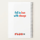 "Fall in Liebe mit Wandel" SpiralNotebook Notizblock (Rückseite)