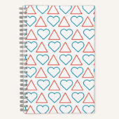 "Fall in Liebe mit Wandel" SpiralNotebook Notizblock (Vorderseite)