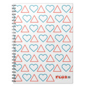 "Fall in Liebe mit Wandel" SpiralNotebook Notizblock (Vorderseite)