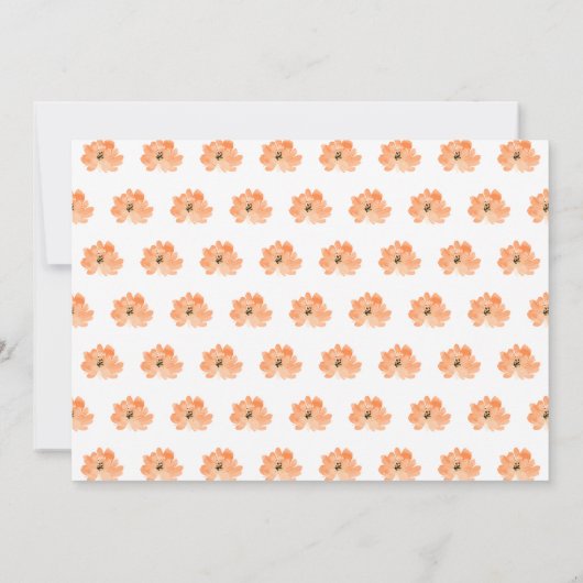 Fall in Liebe Pumpkin Baby Dusche Einladung (Rückseite)