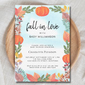 Fall in Liebe Pumpkin Baby Dusche Einladung