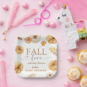Fall in Liebe Pumpkin Baby Duschpapier Pappteller (Party)