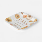 Fall in Liebe Pumpkin Baby Duschpapier Pappteller (Gewinkelt)