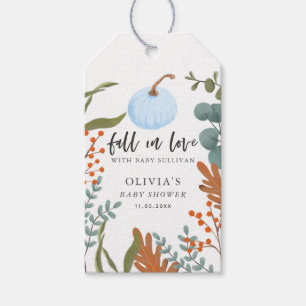 Fall in Liebe Pumpkin Boy Babydusche Geschenkanhänger