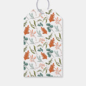 Fall in Liebe Pumpkin Girl Babydusche Geschenkanhänger (Rückseite)