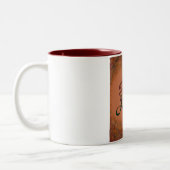 Fall in Liebe-Tasse! Zweifarbige Tasse (Links)