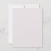 Fall in Liebe Wildblume Muster Dankeskarte (Rückseite)