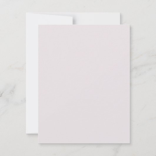 Fall in Liebe Wildblume Muster Dankeskarte (Rückseite)