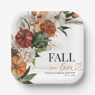 Fall In Love Brautparty  Pappteller