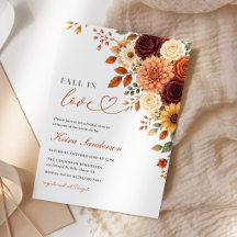 Fall in Love Burgund Weinrote Florale Hochzeitsdus