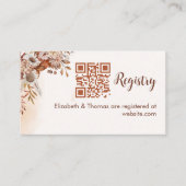 Fall in Love Fall Bridal Shower Begleitkarte (Vorderseite)