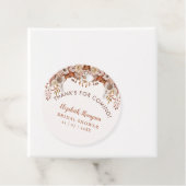 Fall in Love Fall Bridal Shower Geschenkanhänger (Beispiel)