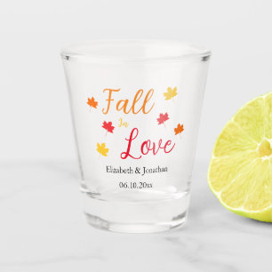 Fall In Love Hochzeit Schnapsglas