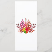 Fall in Love Script Wedding Menükarte (Rückseite)