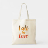 Fall in Love Tote Bag Tragetasche (Rückseite)