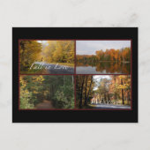 Fall in Love Wisconsin 2 Postkarte (Vorderseite)