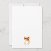 Fall in Love with Baby Shower Invitation Einladung (Rückseite)