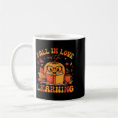 Fall In Love With Learning Autum Thanksgiving Teac Kaffeetasse (Links)