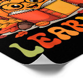 Fall In Love With Learning Autum Thanksgiving Teac Poster (Ecke)