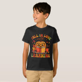 Fall In Love With Learning Autum Thanksgiving Teac T-Shirt (Vorne ganz)