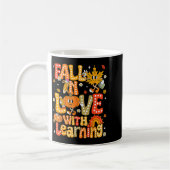 Fall In Love With Learning Autumn Thanksgiving Pum Kaffeetasse (Links)