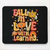 Fall In Love With Learning Autumn Thanksgiving Pum Mousepad (Vorne)