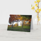 Fall in Reno Nevada Notecard Karte (Gelbe Blume)