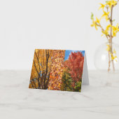 Fall in Wabash, Indiana Karte (Gelbe Blume)