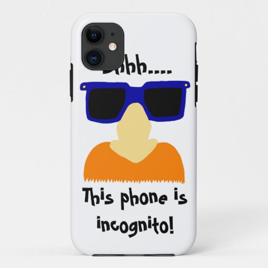 Fall Incognito Mustache & Glasses iPhone 5 Case-Mate iPhone Hülle (Rückseite)
