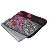 FALL individuelle Name LACE UND SCHALTFLÄCHEN NEOP Laptopschutzhülle (Vorne Knopf)