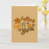 Fall(-ing) Karte (Gelbe Blume)
