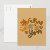 Fall(-ing) Postkarte (Vorne/Hinten)