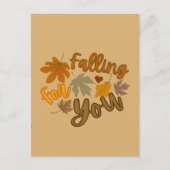 Fall(-ing) Postkarte (Vorderseite)