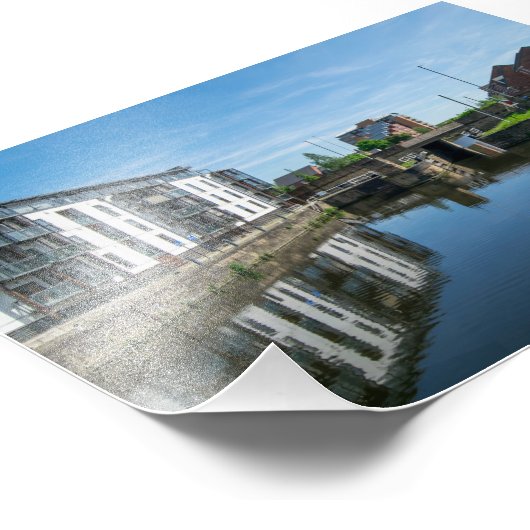 Fall Ings Lock, Wakefield Fotodruck (Ecke)